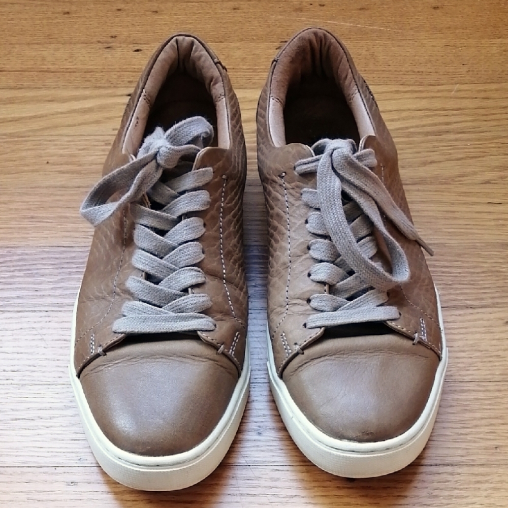 Frye Ivy Snake Embossed Leather Women's Sneakers Size 9